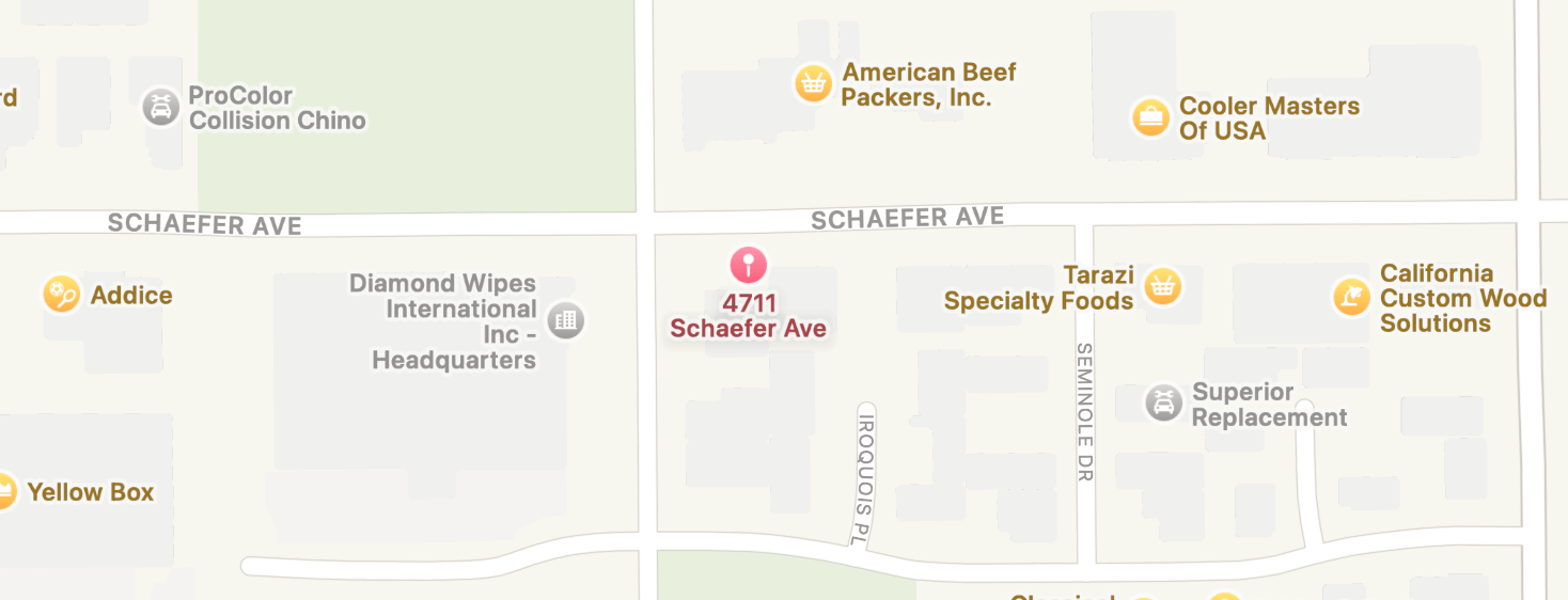 Showroom location